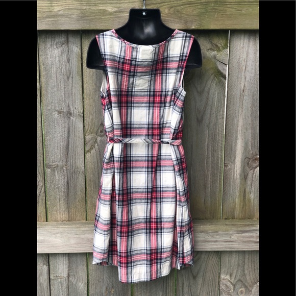 3/$25 Gap Plaid Dress 8 (M) - Picture 3 of 4